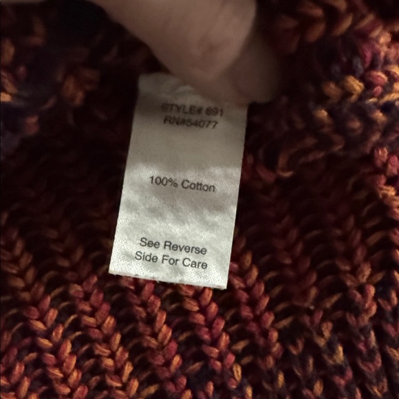 CAbi Knit Sweater 100% Cotton - Picture 8 of 8